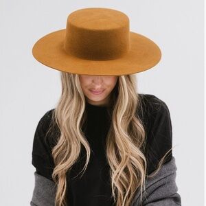 Gigi Pip Dahlia Boater Hat